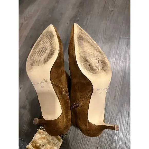 Charles David Suede Shoes - Picture 3 of 7